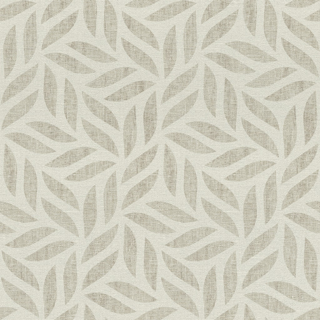 Advantage Sagano Light Grey Leaf Wallpaper