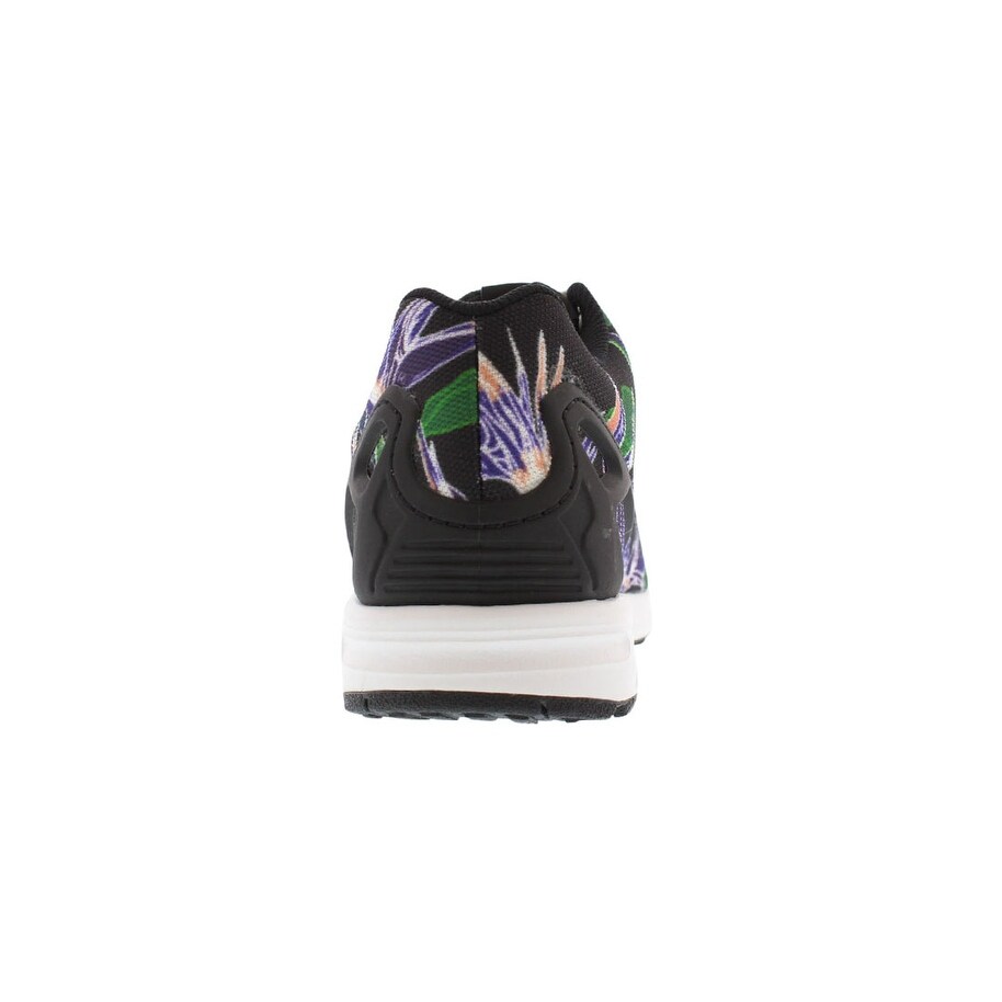 adidas men's zx flux floral-white/blue