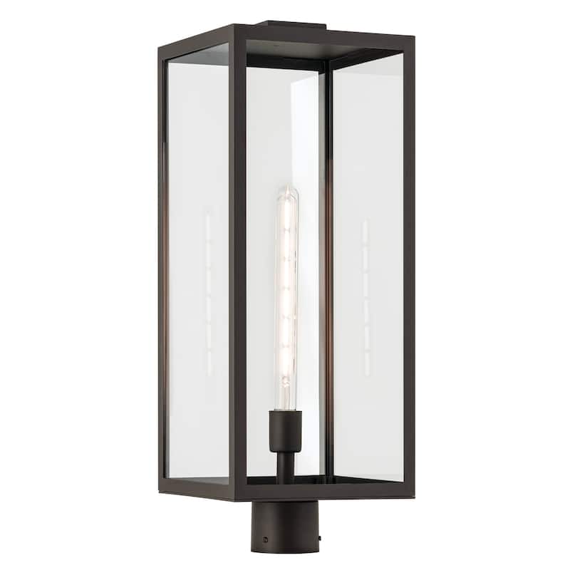 Kichler Lighting Branner 1-Light Outdoor Post Light - Olde Bronze - 25.5