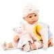 preview thumbnail 4 of 3, Gotz: Cookie Baby: Pastel - 19" Doll, Cozy Knit Outfit & Cap, Plush Animal Bunny