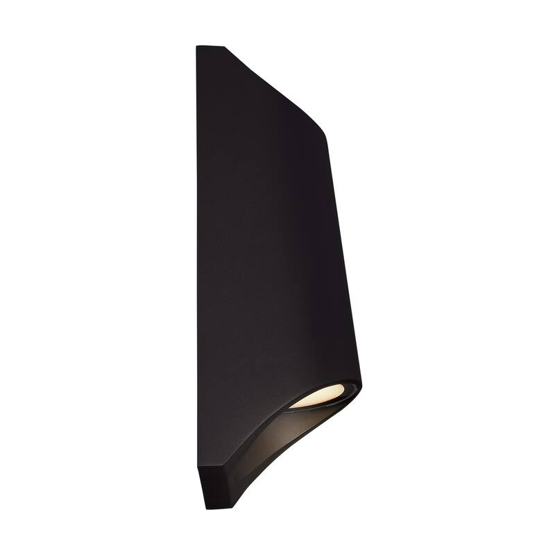 Mega 11in LED Indoor or Outdoor Wall Light 3000K in Black - 11-inch