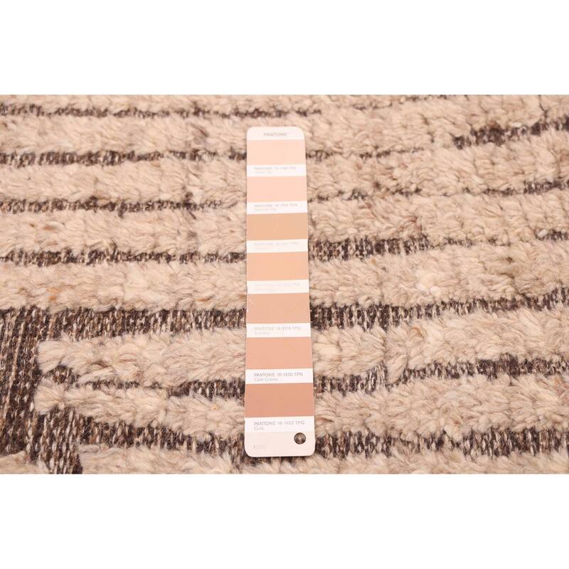 ECARPETGALLERY Hand-knotted Tangier Tan Wool Rug - 5'2 x 7'8