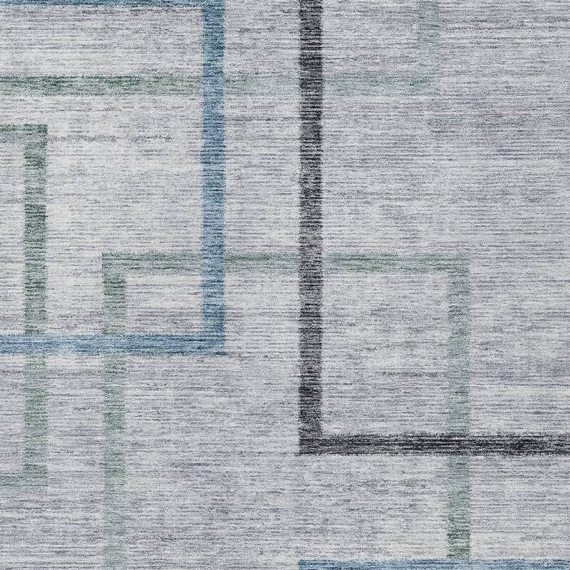 HomeRoots Geometric Transitional Rectangle Outdoor Rug