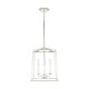 preview thumbnail 11 of 73, Thea 4-light Foyer Pendant Polished Nickel - 15"H x 12"W