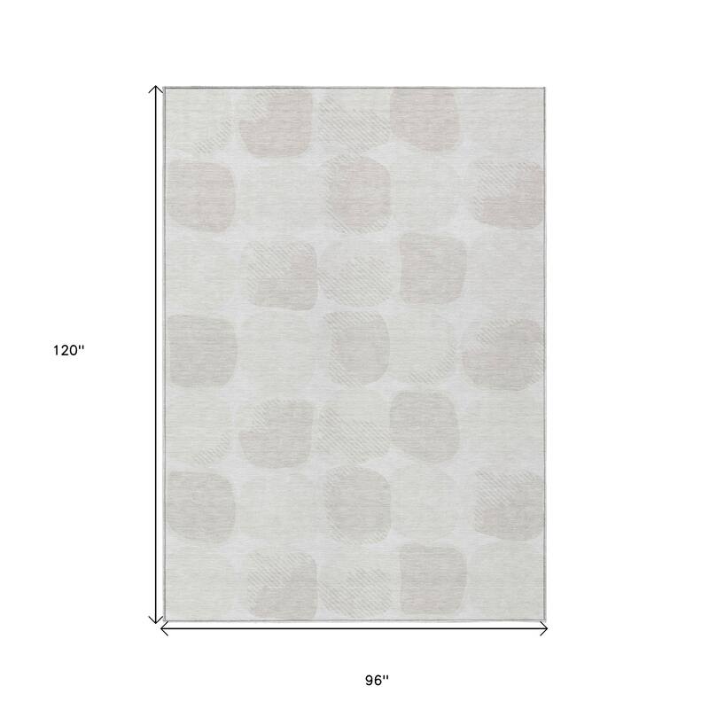 HomeRoots Abstract Transitional Rectangle Outdoor Rug