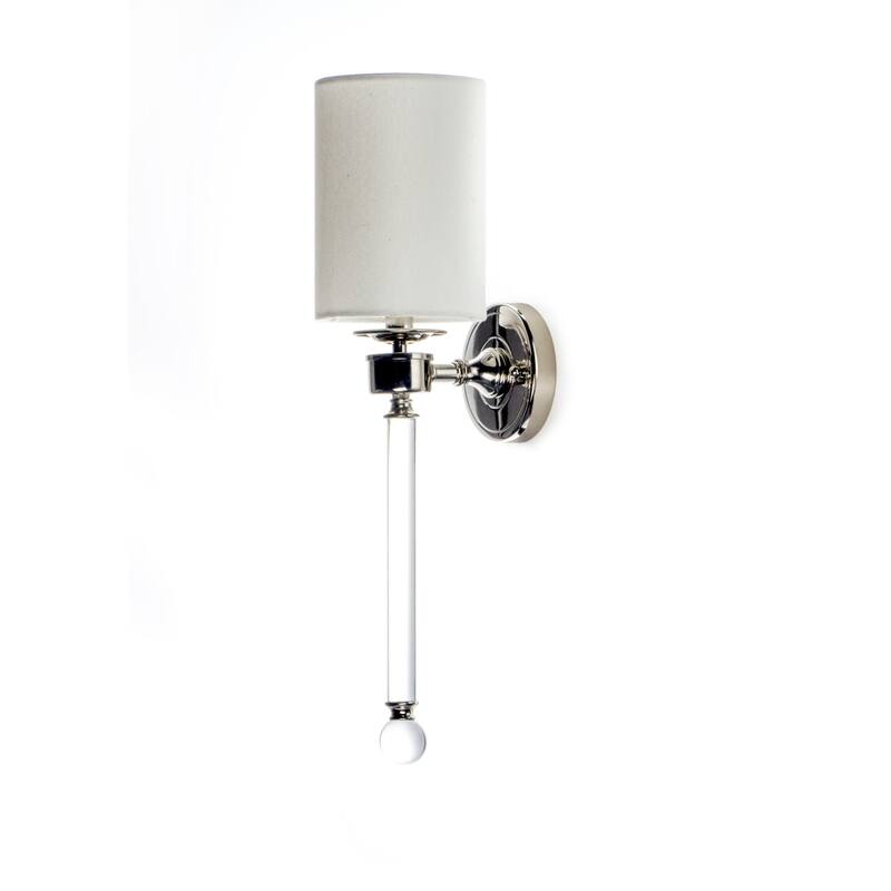 Maxim Lucent 21" Wall Sconce with Fabric Shade
