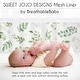 preview thumbnail 3 of 4, Boho Floral Leaf Boy Girl Sweet Jojo Designs+ BreathableBaby Breathable Mesh Crib Liner Sage Bohemian Watercolor