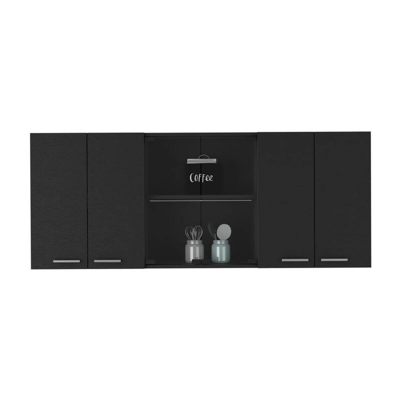 Superior Wall Cabinet With Four Interior Shelves