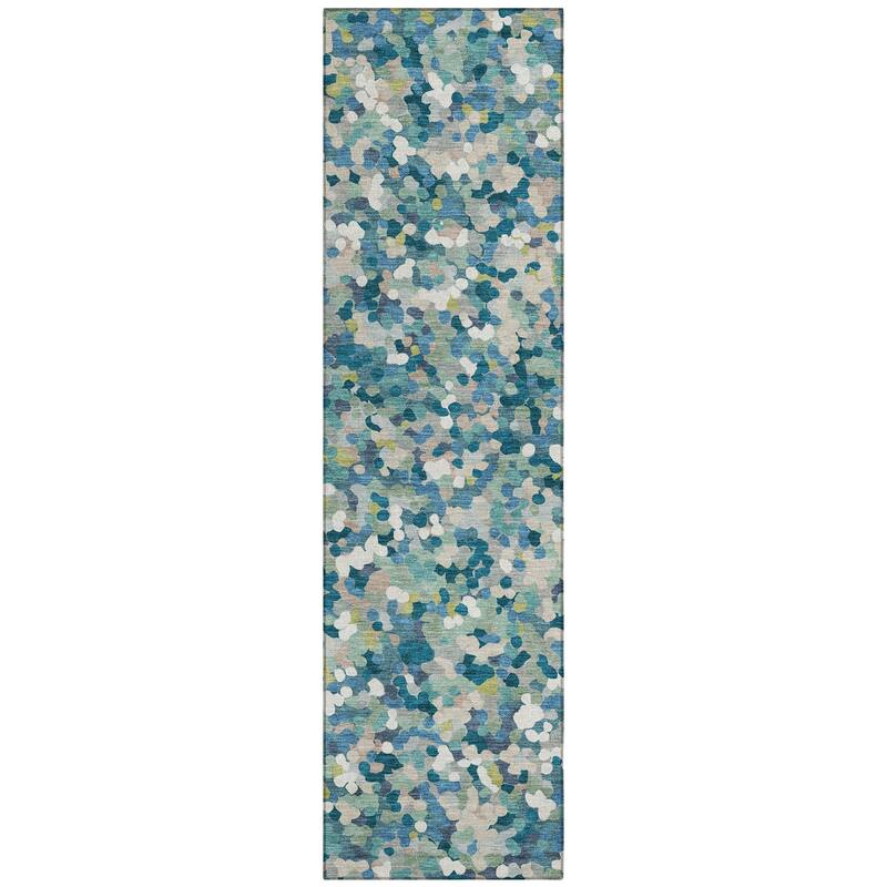 Machine Washable Indoor/ Outdoor Contemporary Halia Chantille Rug