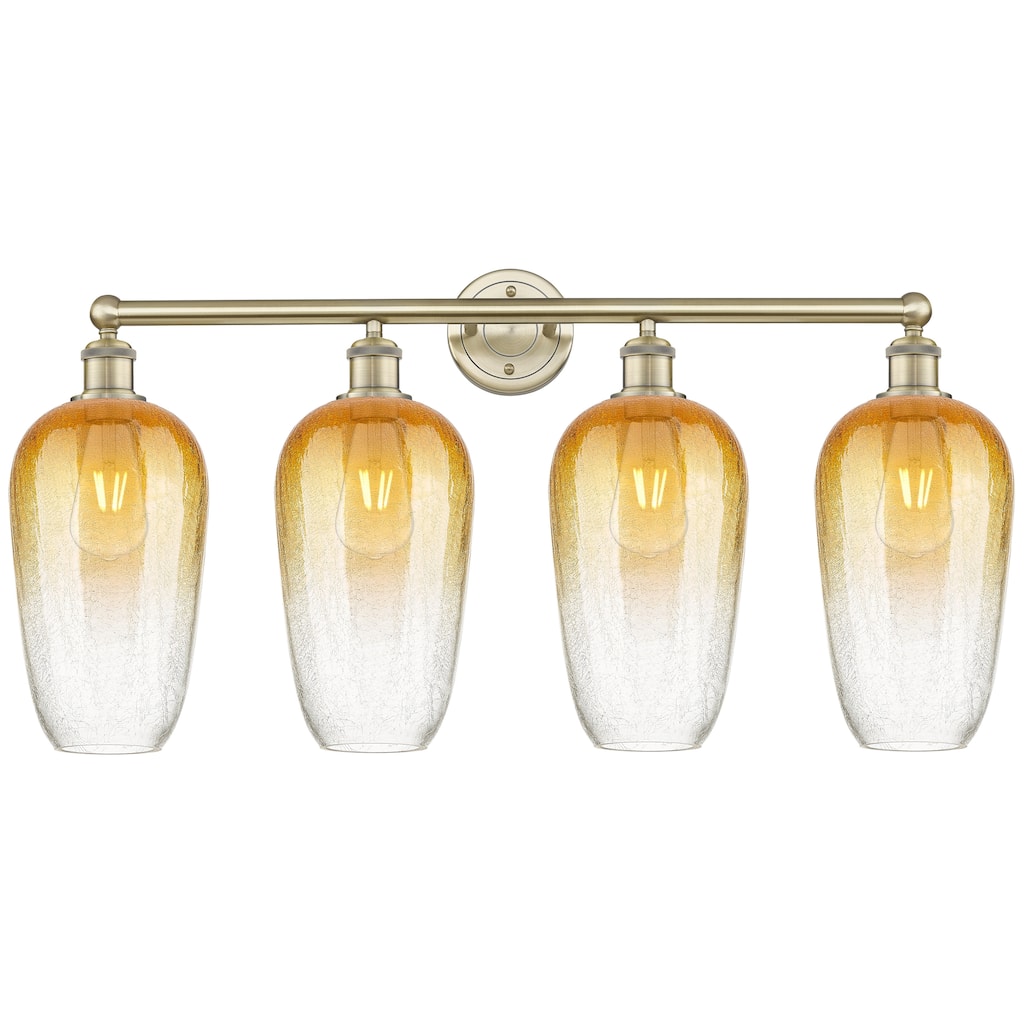 Innovations Lighting Endless Possibilities Edison - Brookhaven Flute - 4 Light 34" Bath Vanity Light