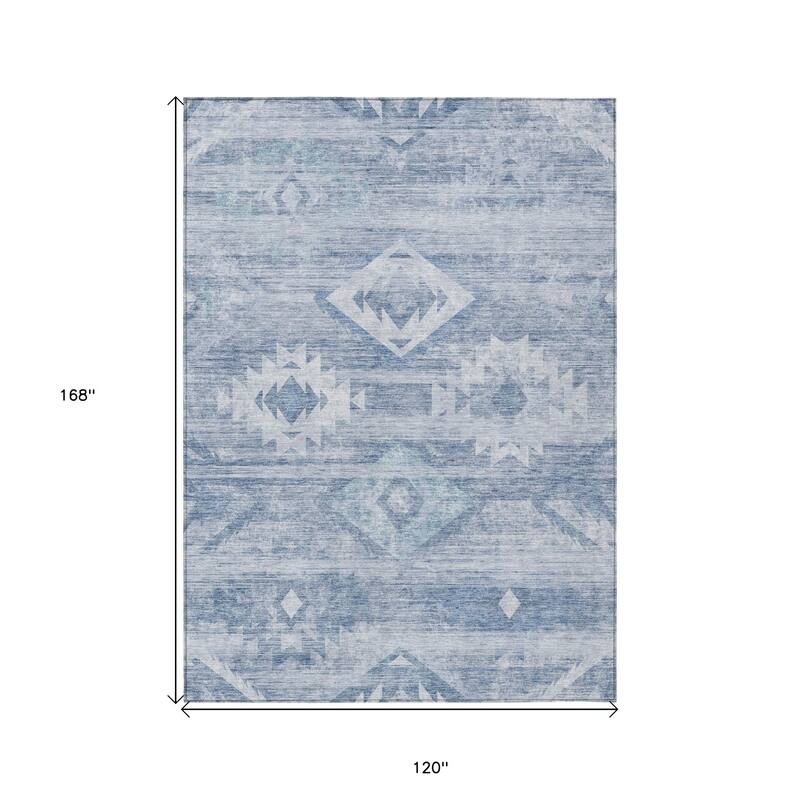 HomeRoots Southwestern Transitional Rectangle Outdoor Rug