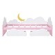 preview thumbnail 3 of 32, Platform Bed with 2 Drawers, Clouds Decor