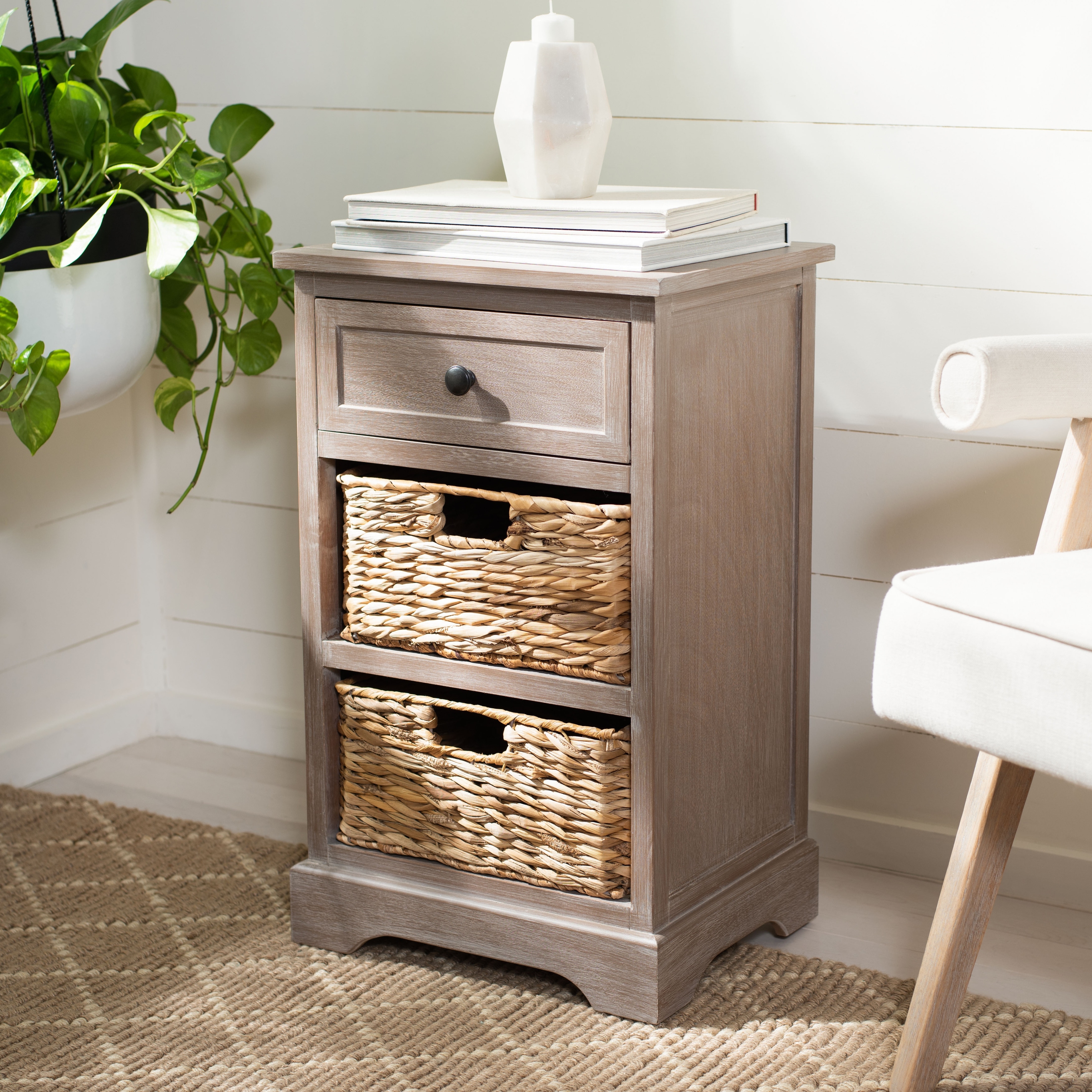 Safavieh carrie side storage cheap table