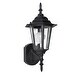 preview thumbnail 1 of 0, Builder Cast 8" Wide Aluminum Outdoor Wall Light Black