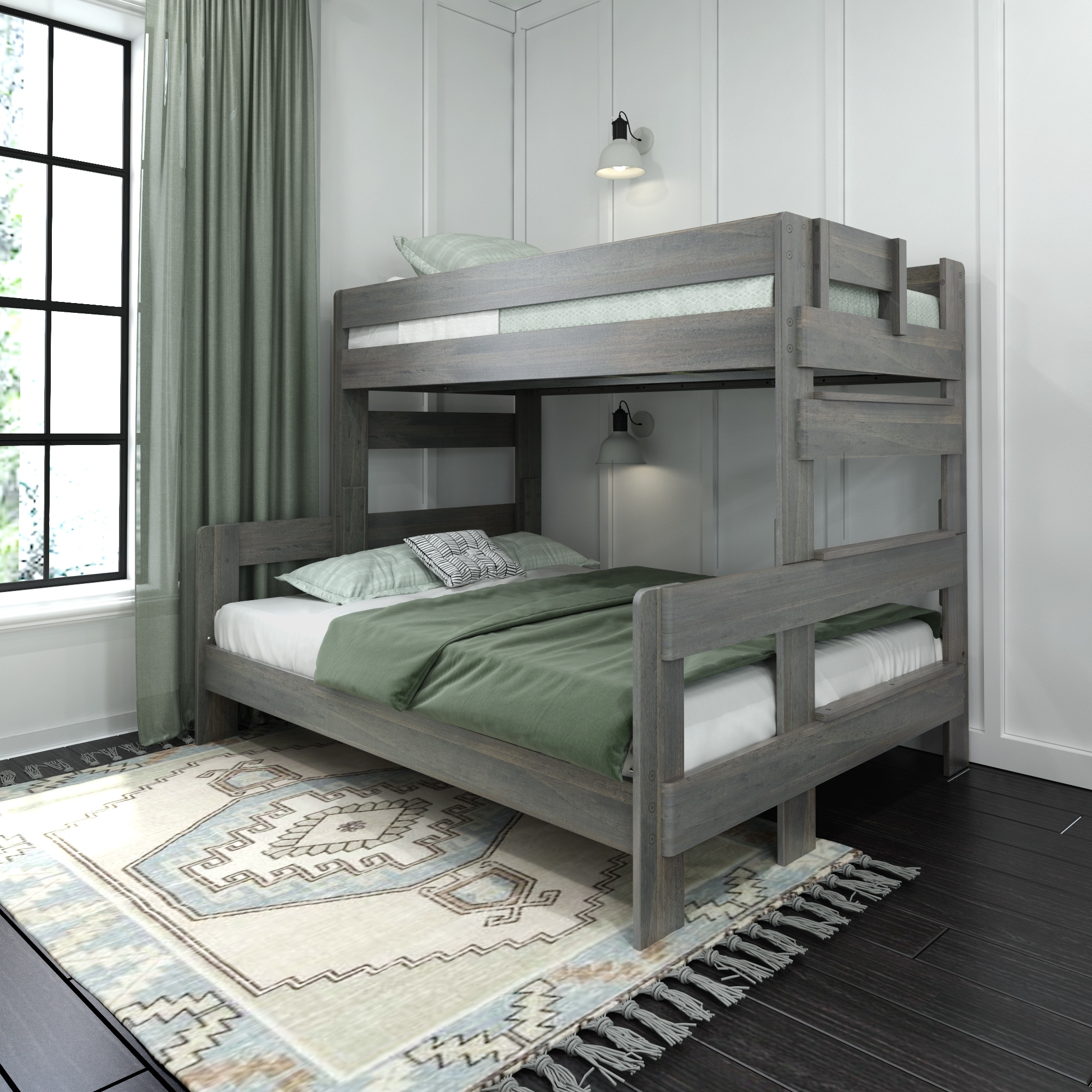 Full over queen top bunk bed canada