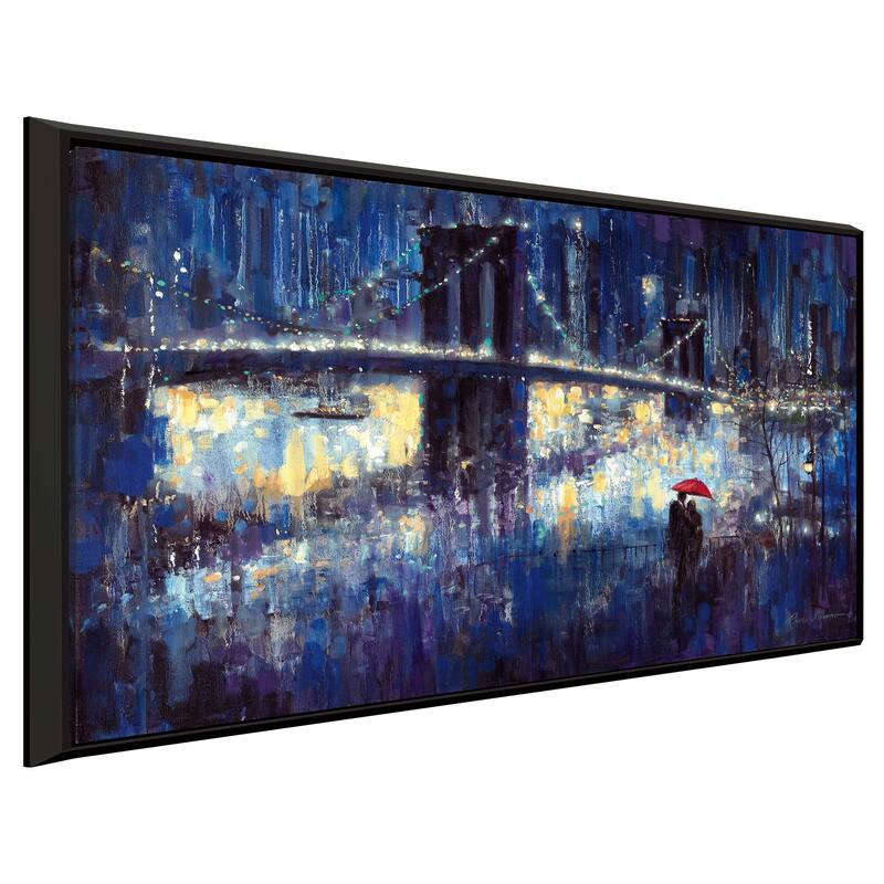 "Evening Romance" by Ruane Manning Print on Floating Canvas