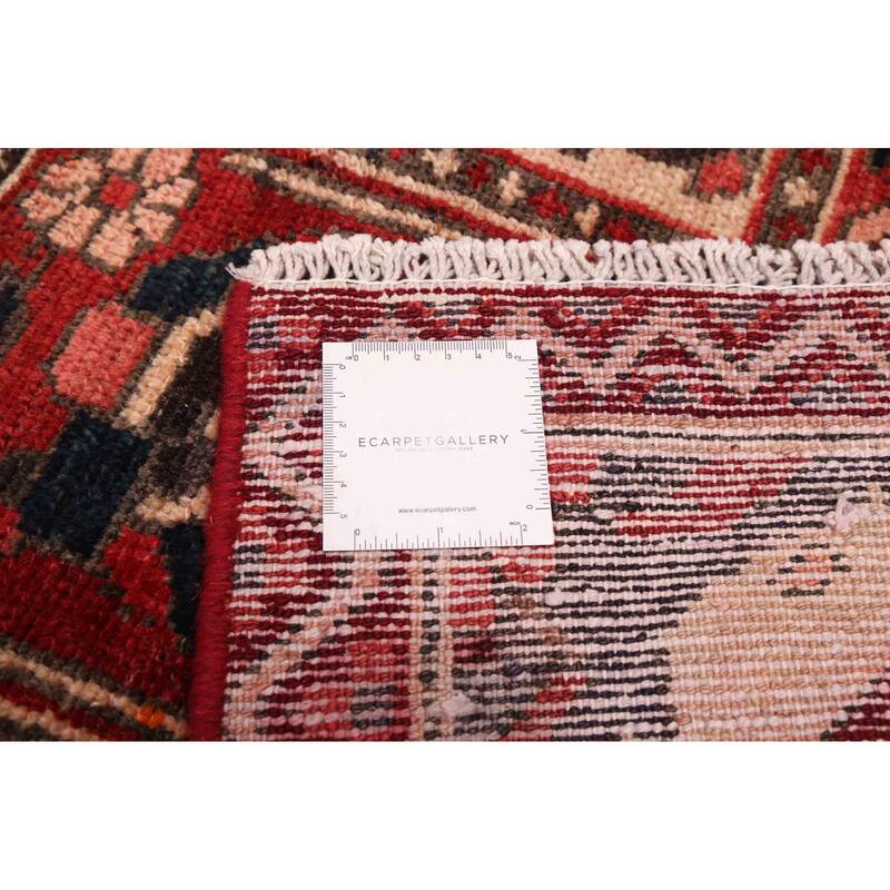 ECARPETGALLERY Hand-knotted Kayseri Vintage Red Wool Rug - 6'9 x 9'7