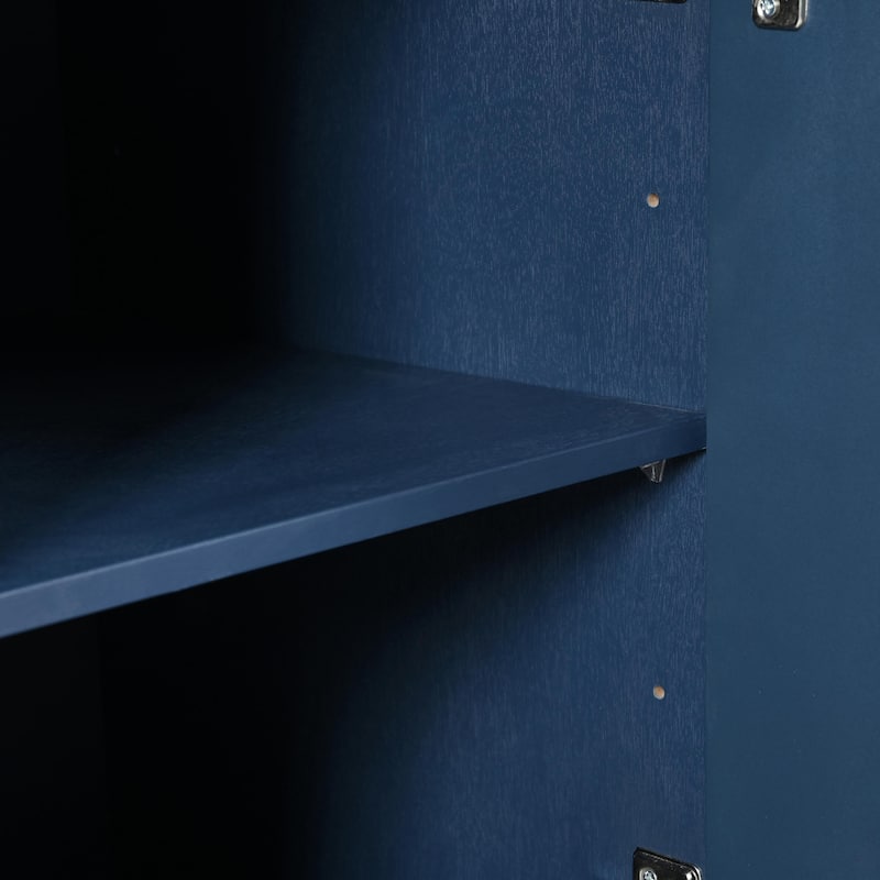 Unique Texture Four-Door Sideboard, Multi-Functional Storage Cabinet