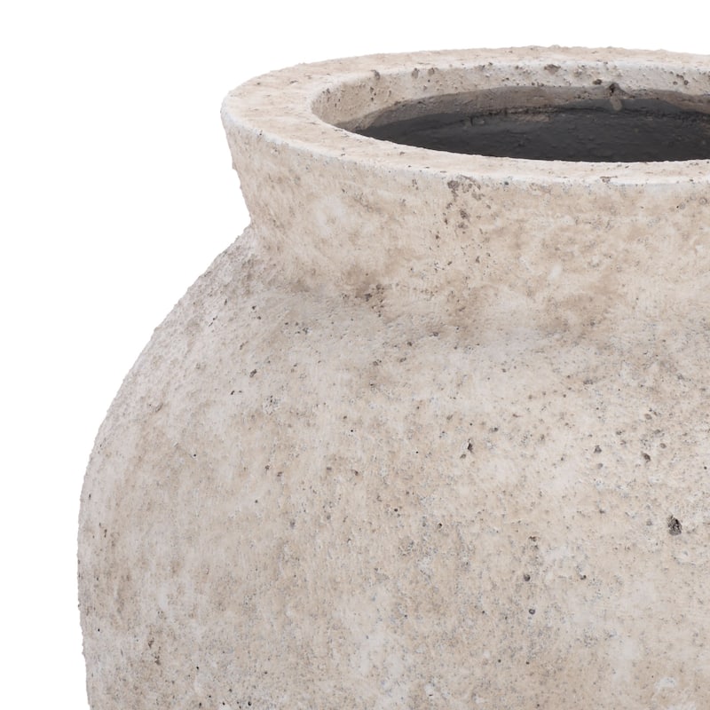 SAFAVIEH Outdoor Patio Furniture Bolton Planter Pot with Drainage - 12"W x 12"D x 16"H