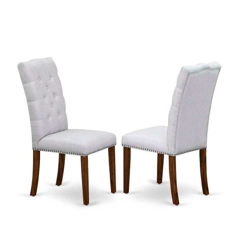 HomeStock 3-Pc Natural Oil Finish Solid Wood Top - Round Dining Room Set - Seats 4