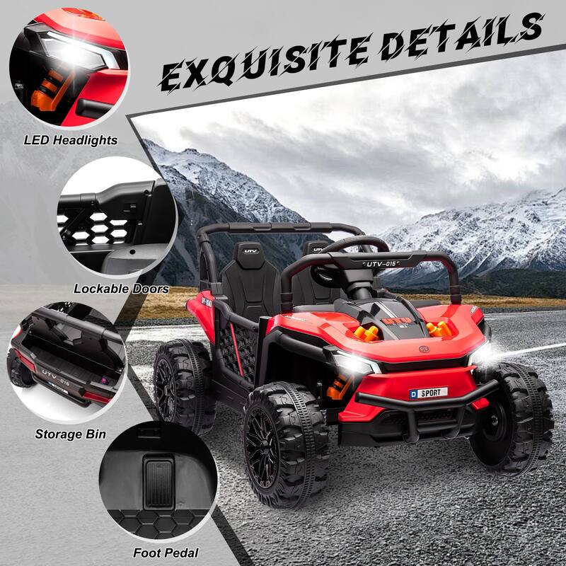 12V 7AH Kids Electric UTV with Remote Control