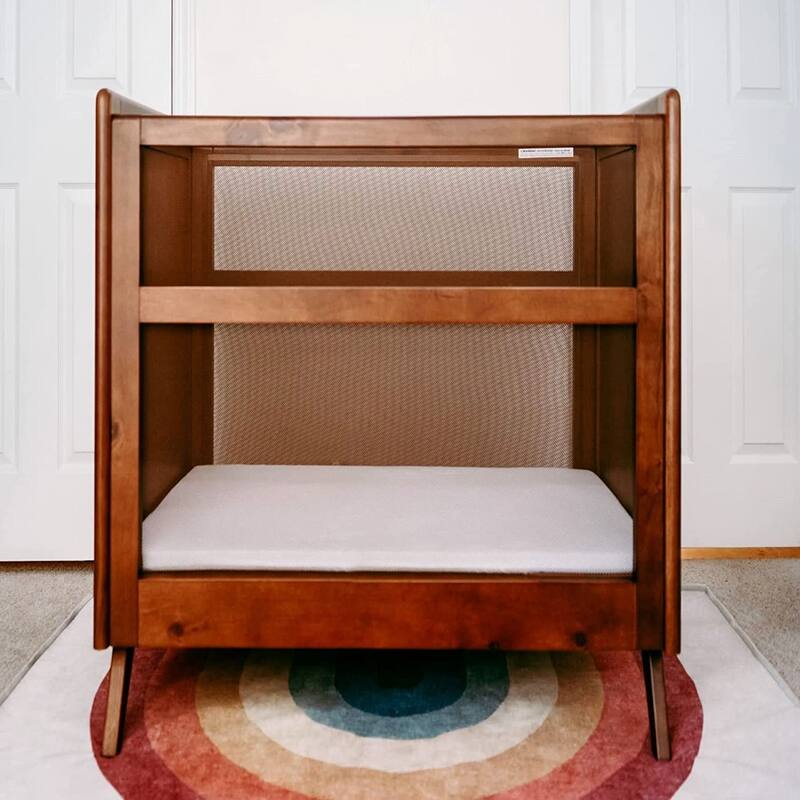 BreathableBaby Breathable Mesh 2-in-1 Mini Crib, Greenguard Gold Certified