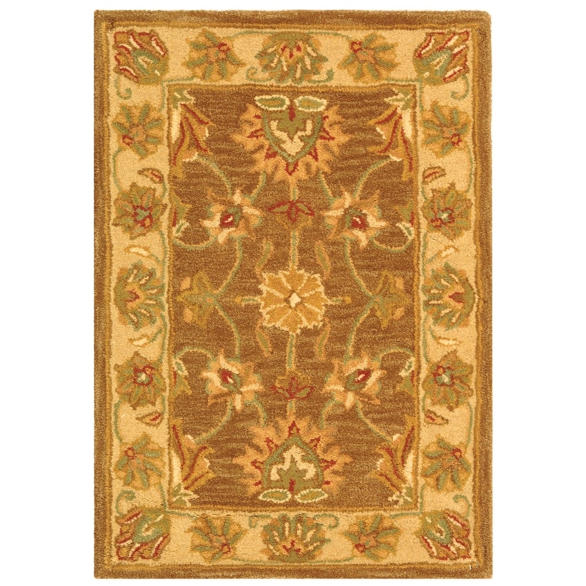 SAFAVIEH Handmade Heritage Kimono Traditional Oriental Wool Rug