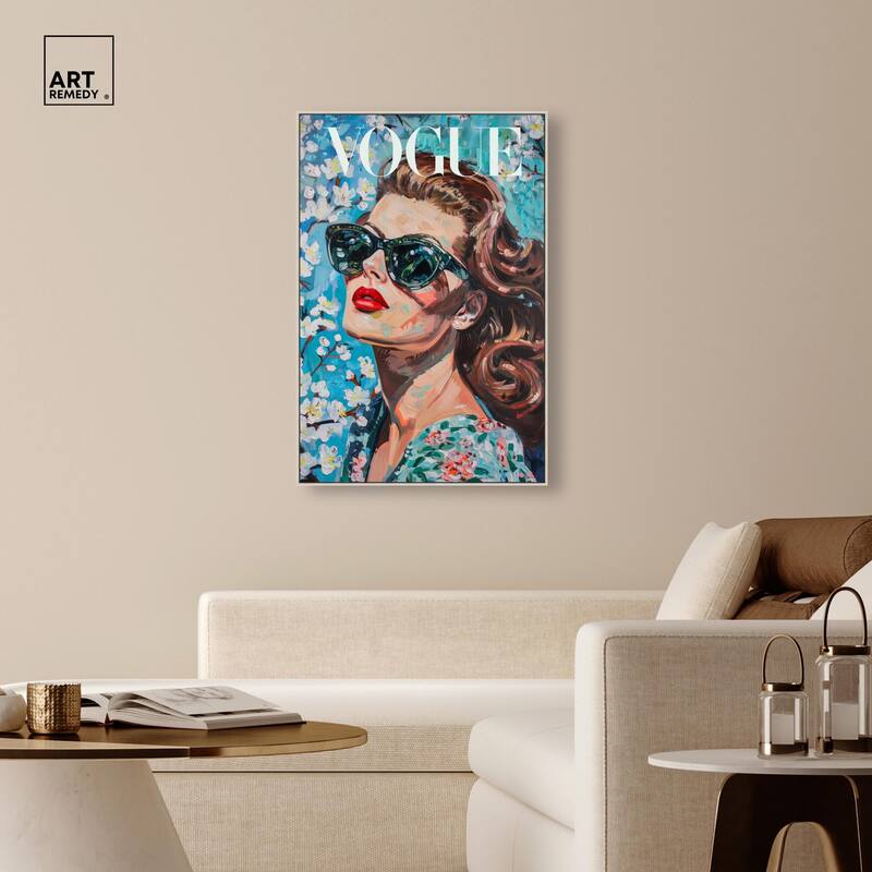Autumn Blossom Icon Canvas by Art Remedy