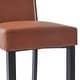 preview thumbnail 15 of 64, Logan Bonded Leather Backed Barstool (Set of 2) by Christopher Knight Home