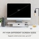 preview thumbnail 29 of 35, Jani Wood Monitor Stand Riser Desk - Ergonomic Design Stand, Desktop Organizer Table for Home, Office Workspace, Gaming Desk