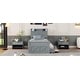 preview thumbnail 34 of 32, Versatility Bed with Storage Headboard, Outlets, Extendable Bed with Twin Trundle with 3 Storage Drawers, Twin Size