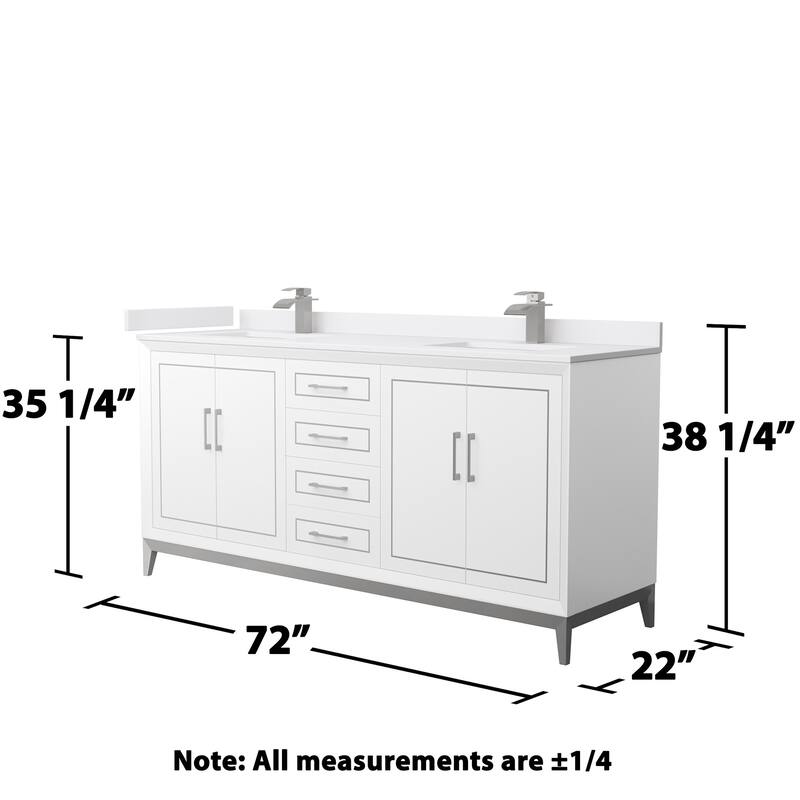 Wyndham Collection WCH515172D-VCA-UNSMXX Marlena 72" Free Standing
