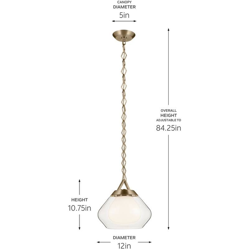 Kichler 52782 Nella 12" Wide Pendant