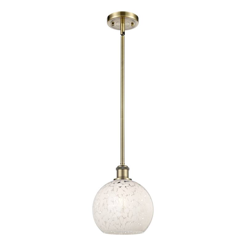 Innovations Lighting 516-1S-10-8 White Mouchette Pendant White