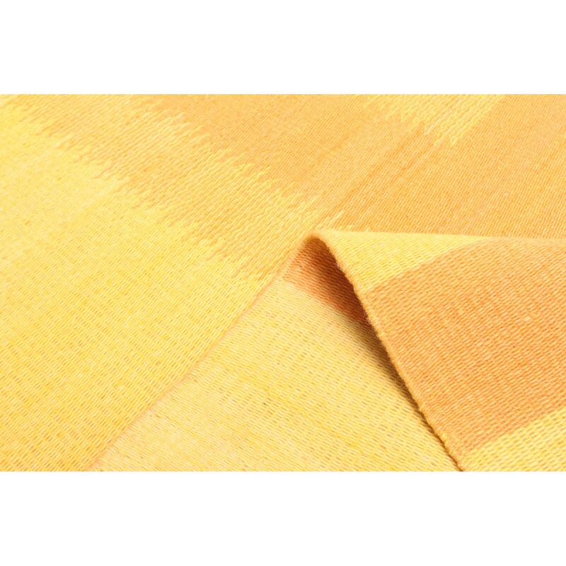 ECARPETGALLERY Flat-Weave Ankara FW Burnt Orange Wool Kilim - 5'0 x 7'11