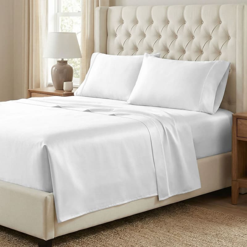 Blue Nile Mills 1200 Thread Count Egyptian Cotton Deep Pocket Sheet Set