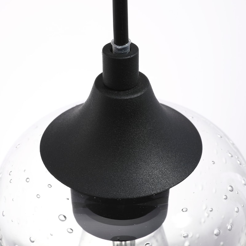 CO-Z 1-light Glass Pendant Light with Adjustable Cord