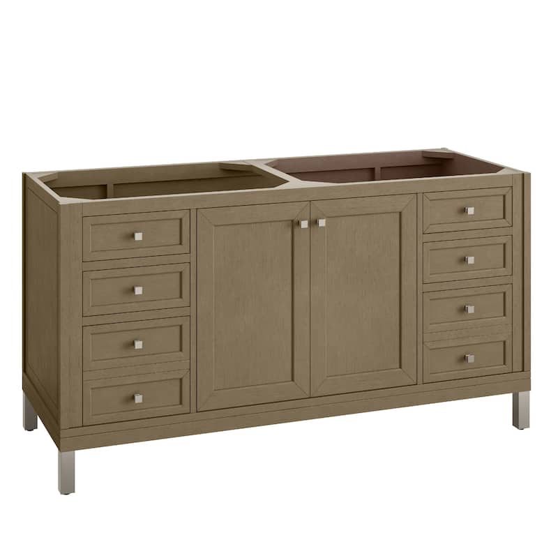 James Martin Vanities 503-V60D-3AF Chicago 60" Free Standing Double