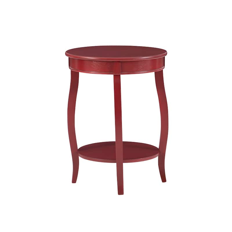 Penelope Round Table with Shelf
