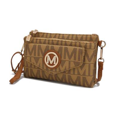 MKF Collection Manny Milan M Signature Crossbody Wristlet by Mia K.
