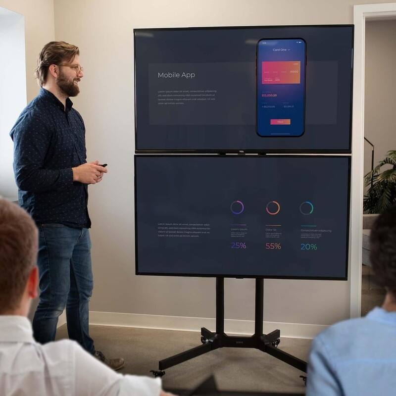 Mobile TV Cart