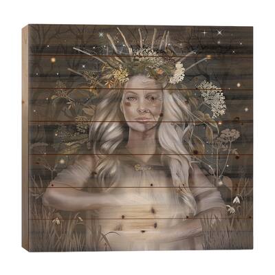 Frau Holle Print On Wood by Nettsch - Multi-Color
