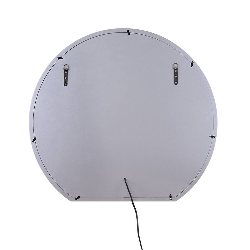 Mirrored & Faux Diamonds Accent Mirror (Assembled)