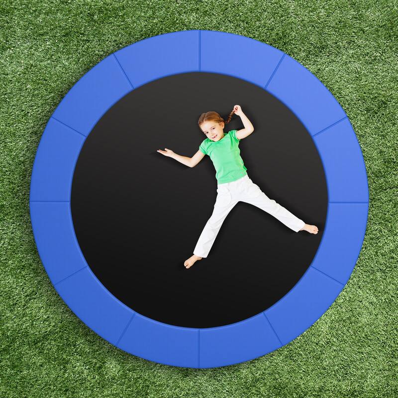 Gymax Universal 16FT Split Trampoline Spring Cover w/Hook & Loop