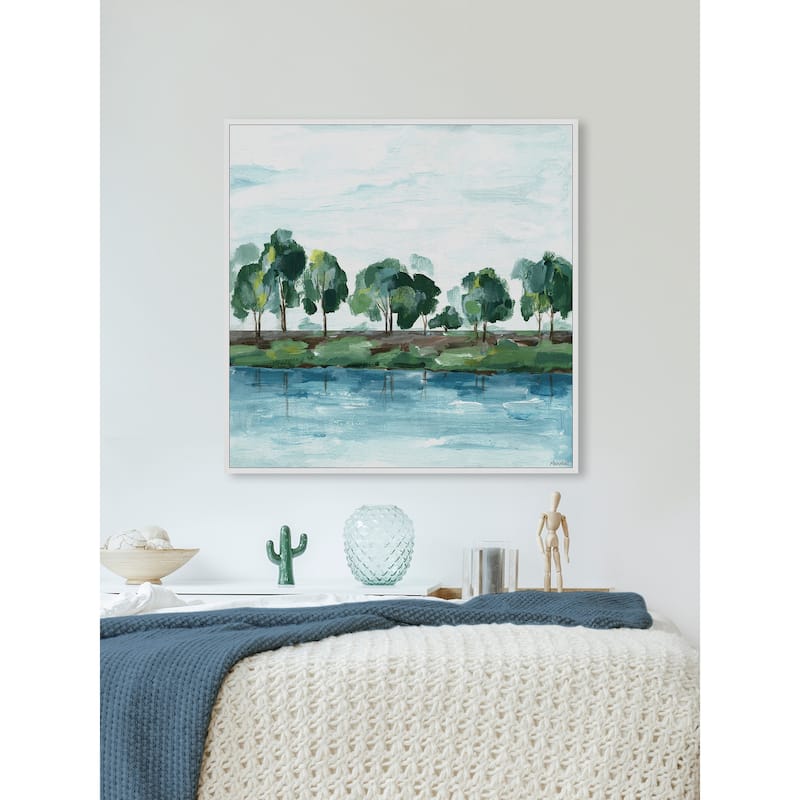 Life on the Farm Floater Framed Print on Canvas