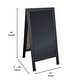 preview thumbnail 97 of 158, Wood A-Frame Magnetic Chalkboard Set-Markers, Stencils, and Magnets