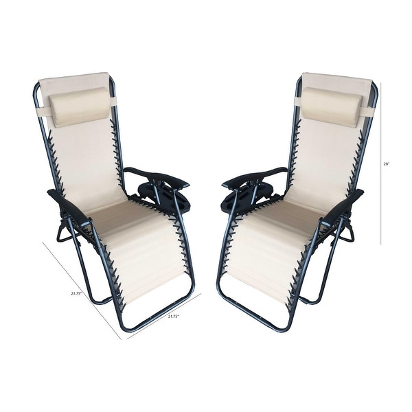 Cream zero shop gravity chair