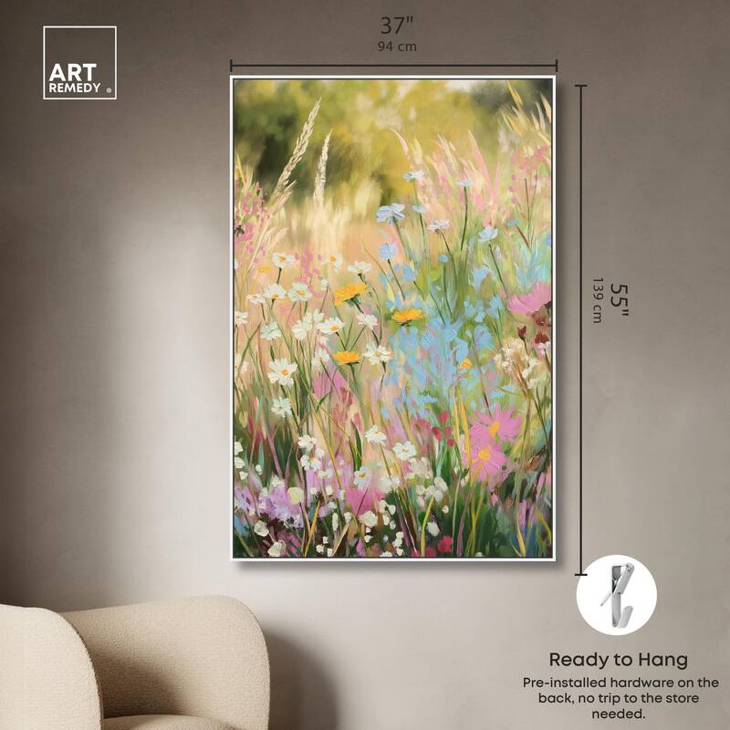 Floral Impressionism I Canvas by Art Remedy