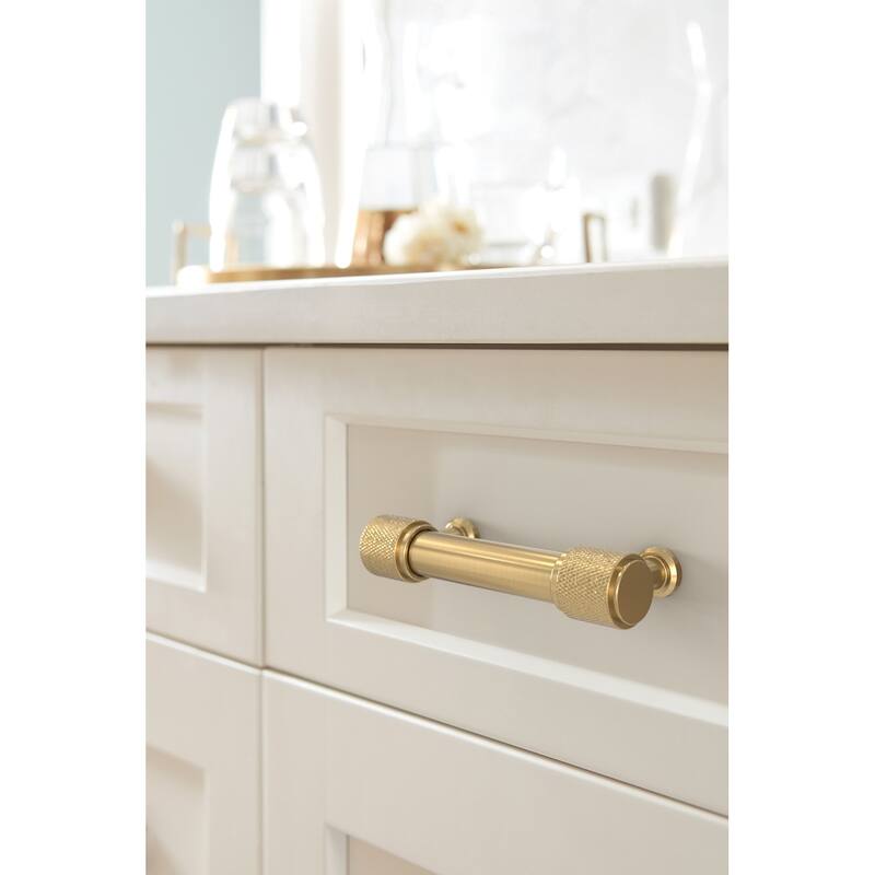 Amerock BP37742 Faraday 3" Center to Center Knurled Bar Cabinet Pull