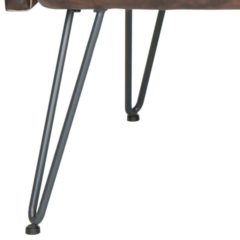 SAFAVIEH Michelina Mid-Century Modern Settee. - 52" W x 29" D x 33" H - 52Wx28Dx33H